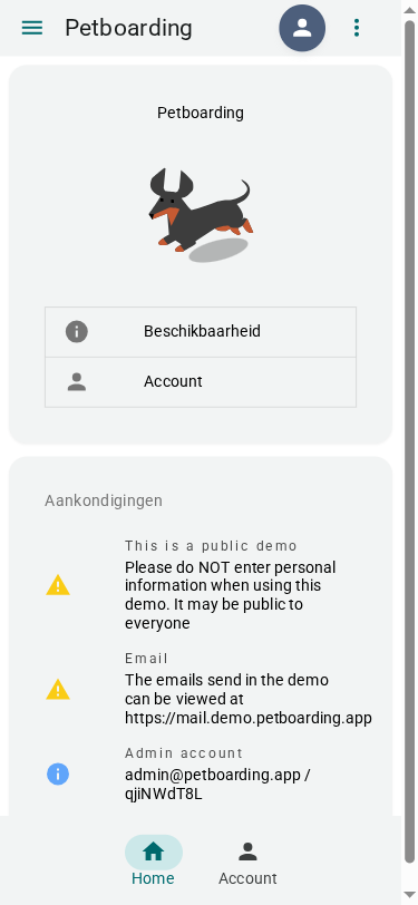 Petboarding op mobiel